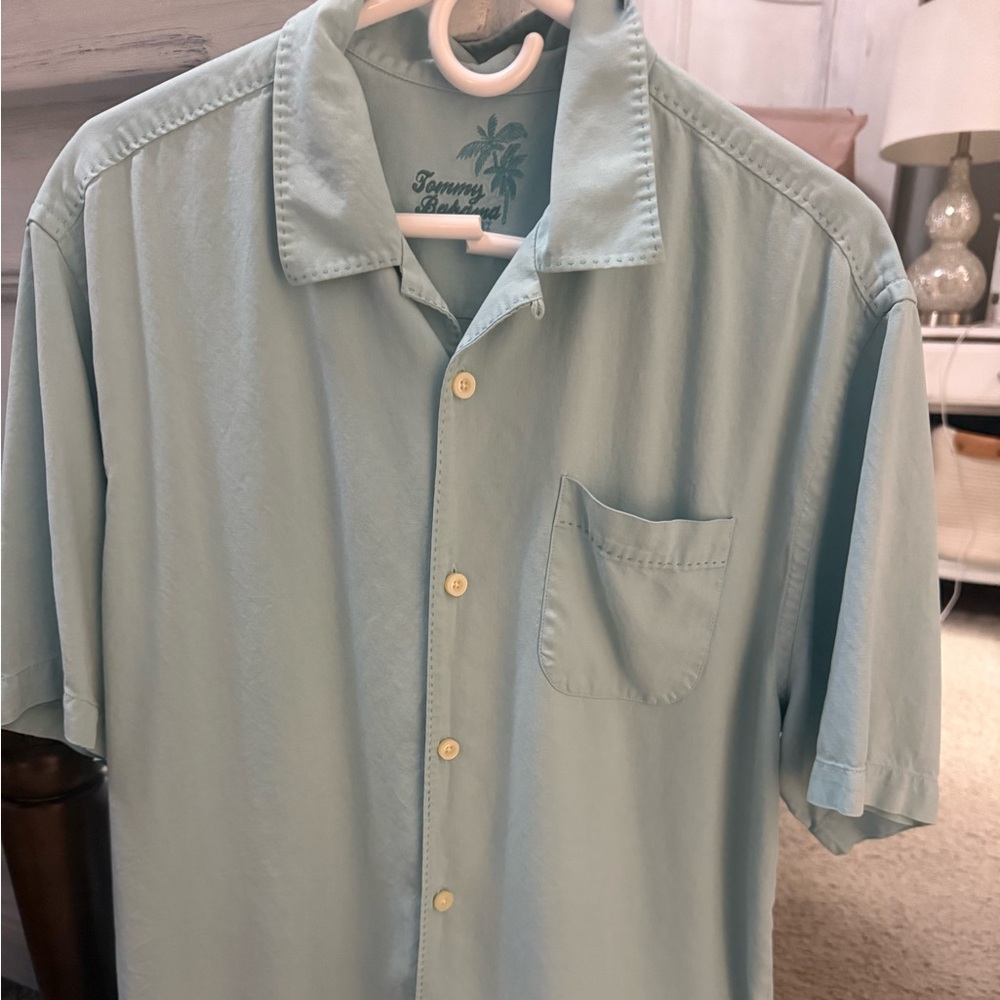 Tommy Bahama Sky Blue silk Shirt